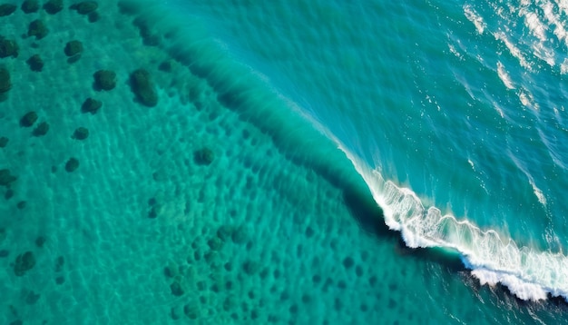 Texture de l'eau de l'océan Fond de la mer et du sable