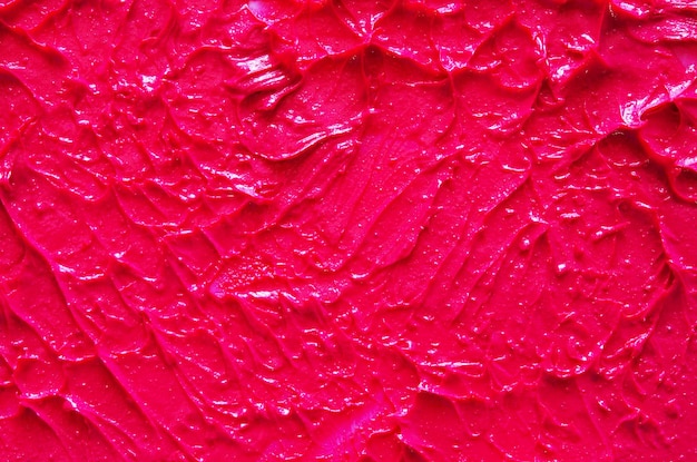 Texture de l'échantillon de frottis de rouge à lèvres Pinceau de peinture rose coloré abstrait et traits Image