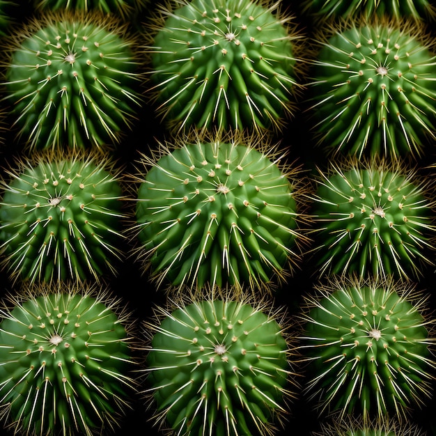 Texture des épines de cactus