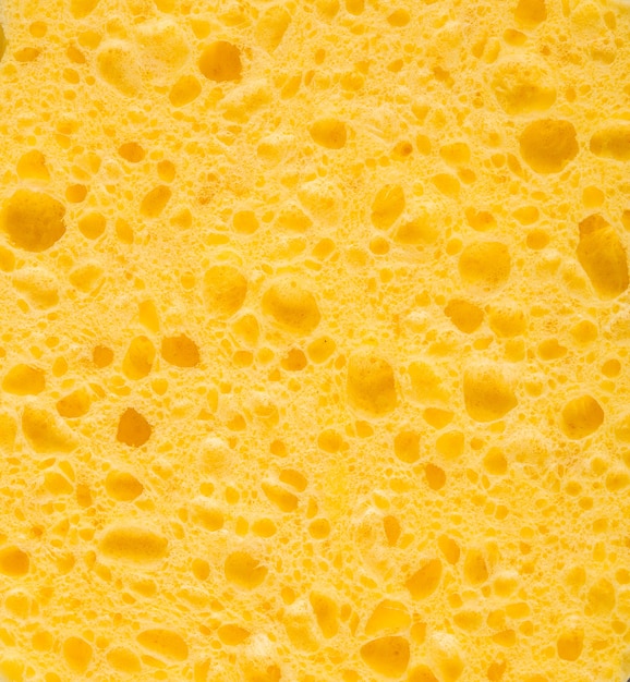 Texture d&#39;éponge jaune organique