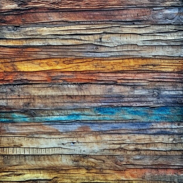 la texture est une planche de bois