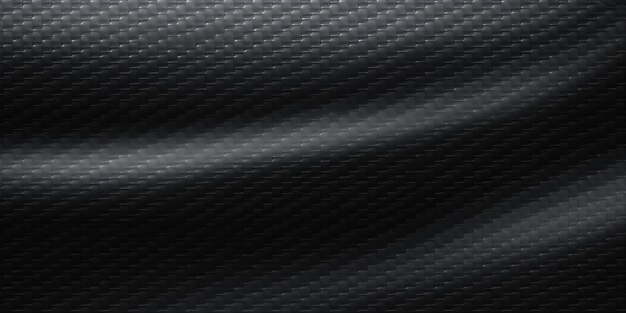 Texture de fibre de carbone à l'arrière-plan Texture de caoutchouc noir à l'intérieur AI générative