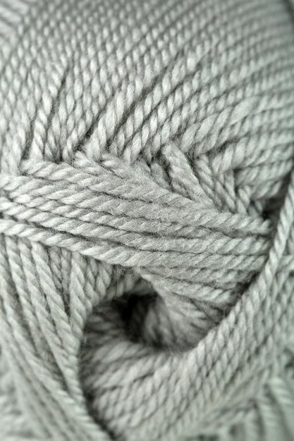 Texture de fil à tricoter bouchent
