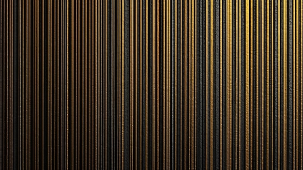 Texture de fines rayures d'or et de noir