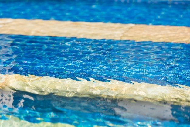 Texture De Flou D'eau De Piscine Transparente Claire