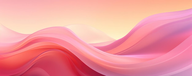 Texture floue Barbie ondulée avec fond de courbe de couleur rose AI générative