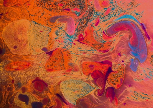 Texture de fond abstrait art grunge avec des éclaboussures de peinture coloréesxA