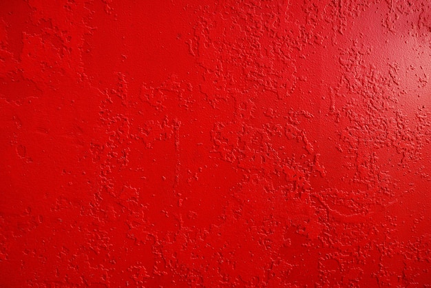 Texture de fond abstrait de couleur rouge, rouge foncé ou marron. Vieux mur en métal rouillé peint de couleur rouge