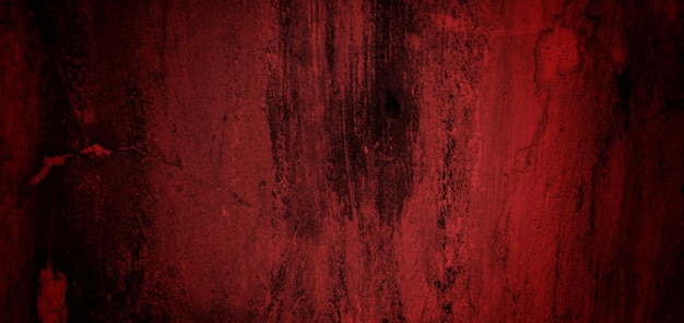 Texture de fond abstrait grunge rouge effrayant murs de fond de mur rouge foncé pleins de rayures et de taches