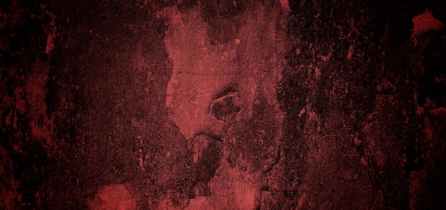 Texture de fond abstrait grunge rouge effrayant murs de fond de mur rouge foncé pleins de rayures et de taches