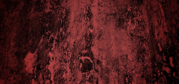 Texture de fond abstrait grunge rouge effrayant murs de fond de mur rouge foncé pleins de rayures et de taches