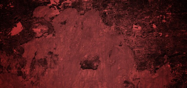Texture de fond abstrait grunge rouge effrayant murs de fond de mur rouge foncé pleins de rayures et de taches