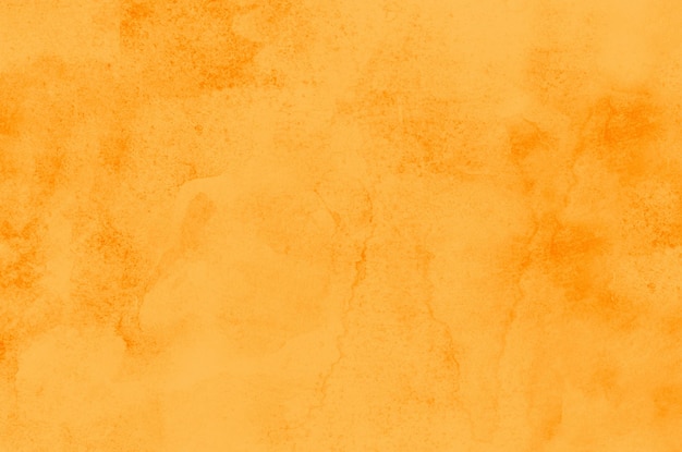 Texture de fond aquarelle abstraite orange