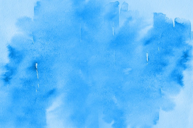 Texture de fond aquarelle bleu abstrait