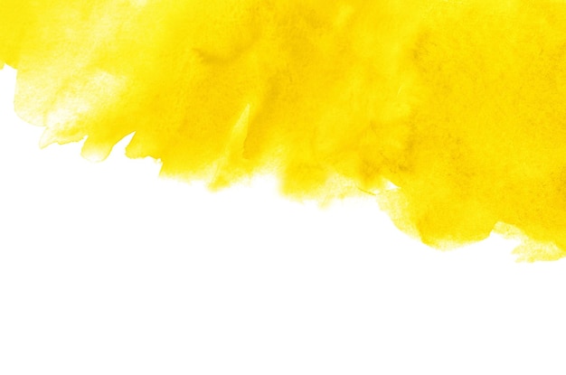 Texture de fond aquarelle jaune abstrait