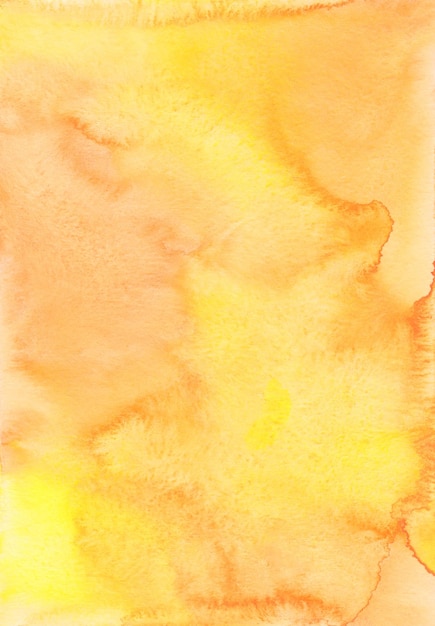 Texture de fond aquarelle jaune et orange vif