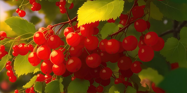 Texture de fond des baies de raisin rouge en gros plan avec les feuilles