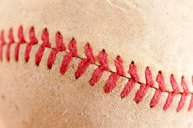 Texture de fond de baseball vieux équipements de sport