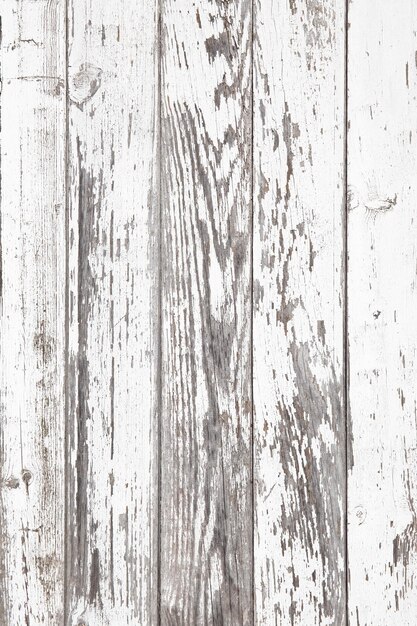 Photo texture de fond en bois blanc vieilli