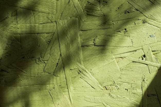 Texture et fond de bois peint en vert