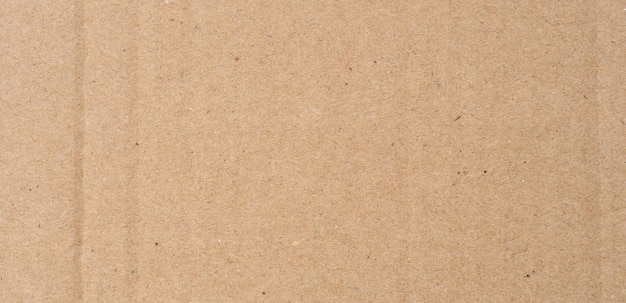 Texture et fond de boîte de papier brun avec espace de copie