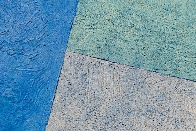 Texture de fond de carreaux de béton bleu