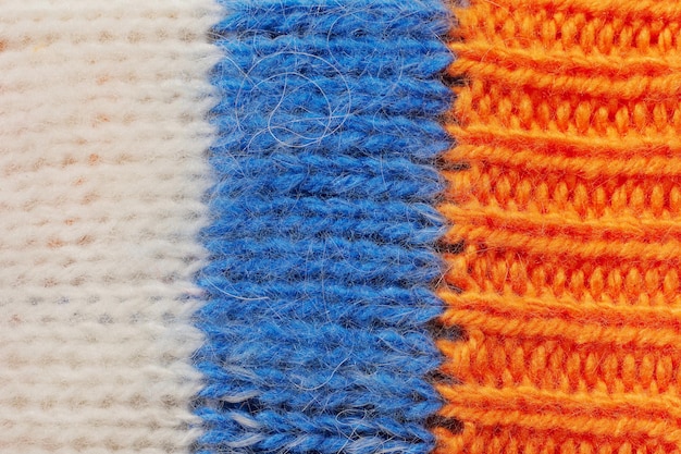 Texture de fond couture tricotée