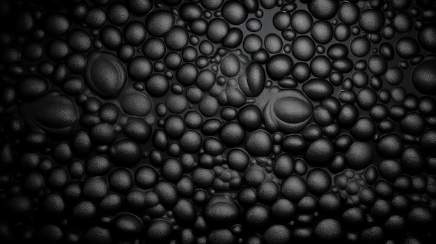 Texture de fond en cuir noir ai générative