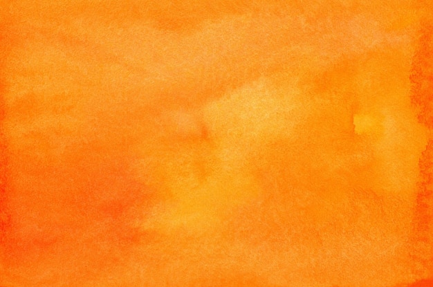 Texture de fond dégradé aquarelle orange abstrait