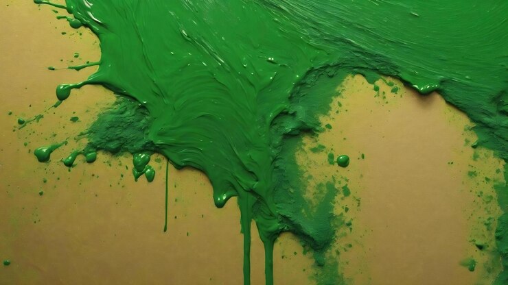 Photo texture de fond du mur de peinture verte