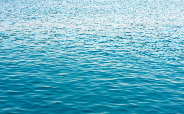 Texture de fond de l'eau de mer bleue