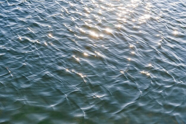 Texture de fond de l&#39;eau de la rivière bleue