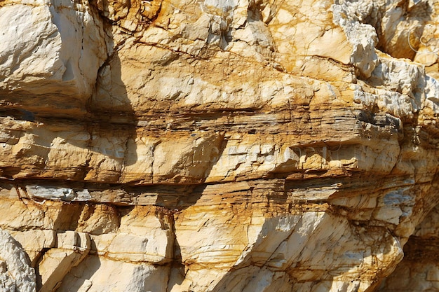 Photo texture de fond des falaises du désert du néguev en israël