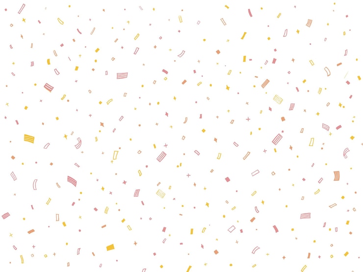 Photo texture de fond de la fête de confetti à caricature