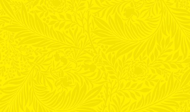 texture de fond floral jaune