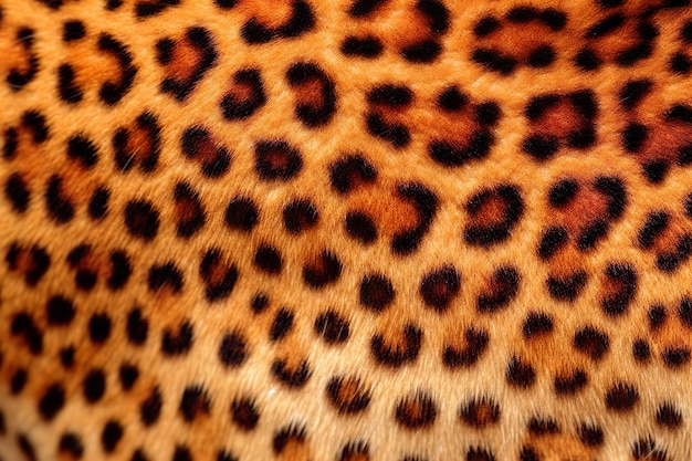 Texture de fond de fourrure de jaguar léopard