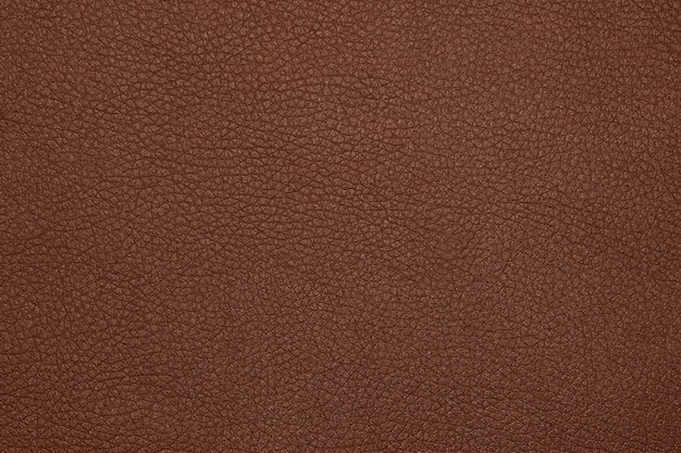 Texture de fond de grain de cuir naturel marron