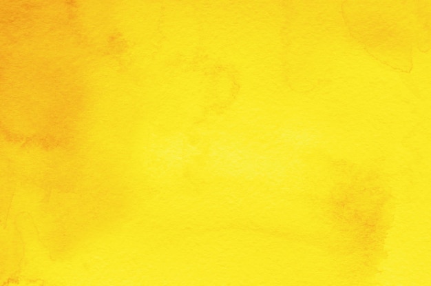 Texture de fond jaune aquarelle abstraite