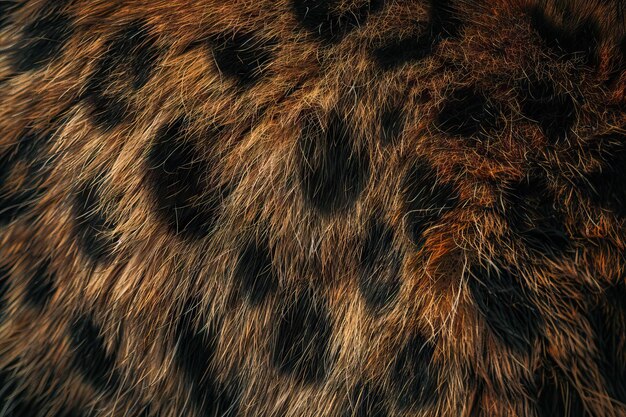 Texture de fond à motif d'animal sauvage en gros plan