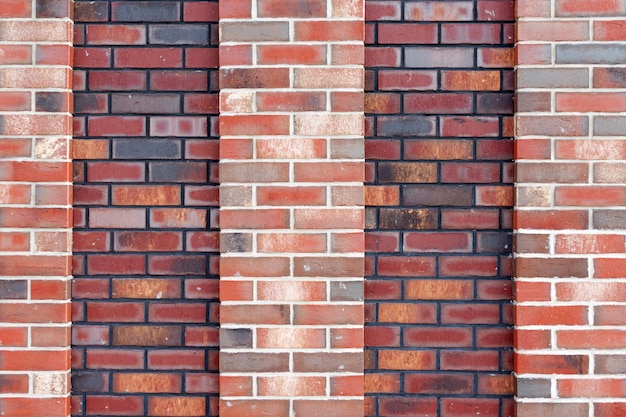 Texture de fond de mur de brique rouge