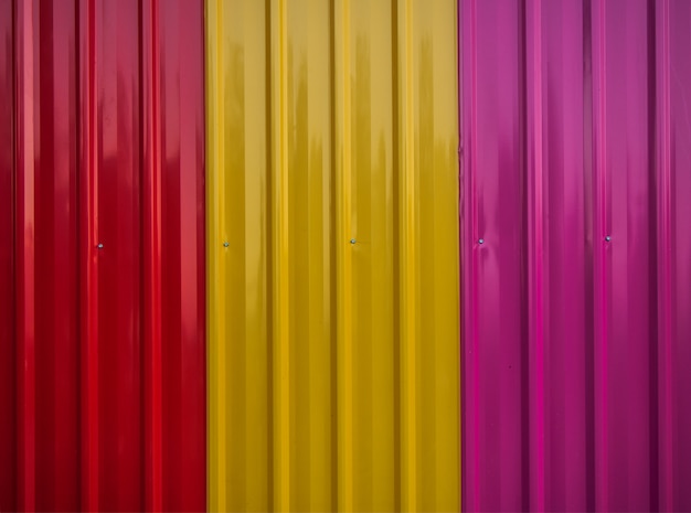 Texture de fond de mur de feuilles de zinc coloré