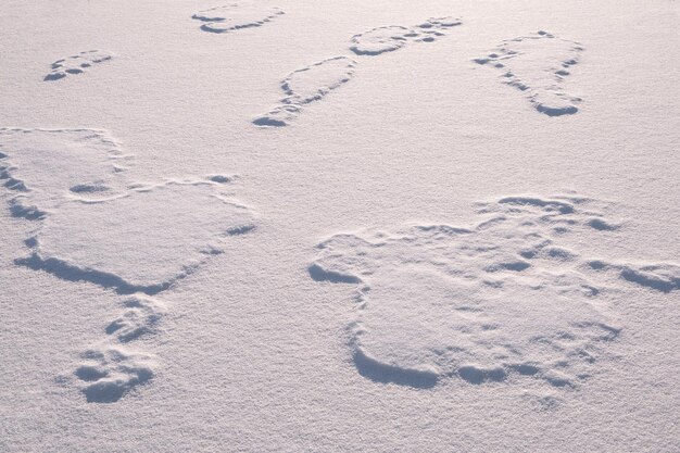 Texture de fond de neige fine blanche