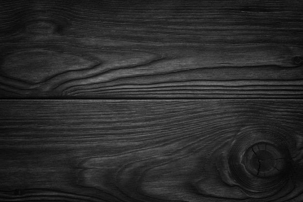 Texture de fond noir bois gros plan de haute qualité