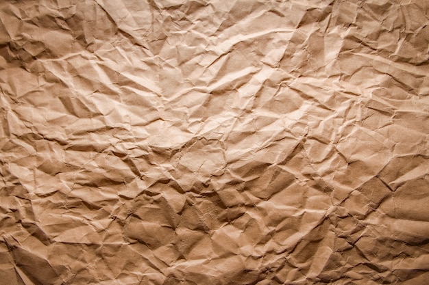 Une texture de fond de papier blanc froissé