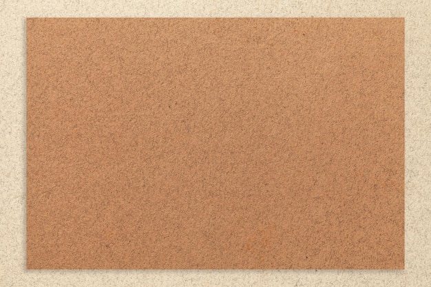 Texture de fond de papier de couleur marron artisanal avec bordure beige Carton d'ombre kraft vintage