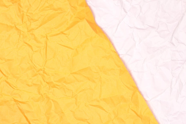 Texture ou fond de papier froissé détaillé