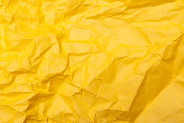 Texture ou fond de papier froissé détaillé