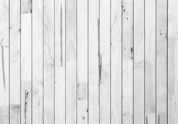 texture et fond de planche de bois blanc