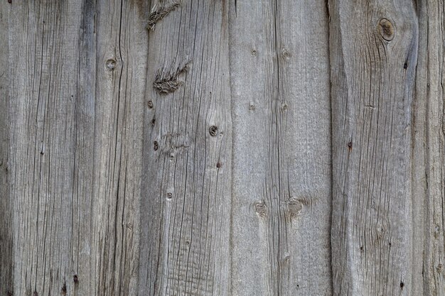 Texture et fond de surface de mur de planches de bois sec gris