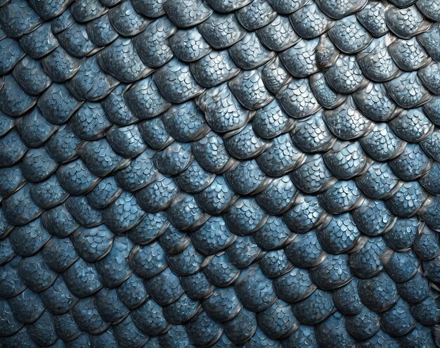 Texture de fond une texture de peau de serpent bleue